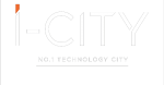 new i-City logo transparent white